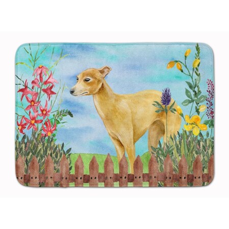 Carolines Treasures Italian Greyhound Spring Machine Washable Memory Foam Mat CK1260RUG